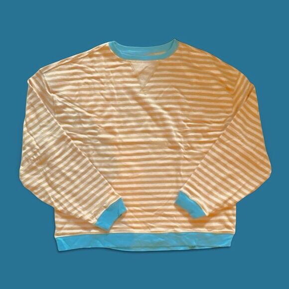 Free People Classic Striped Crewneck Sweatshirt - Picture 4 of 15